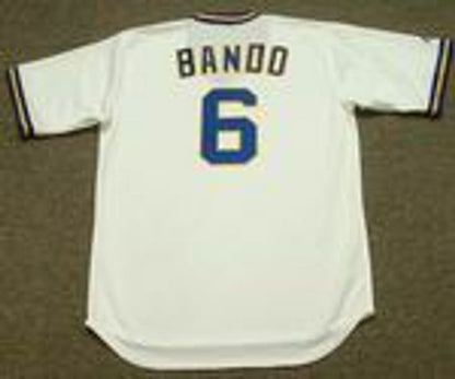 Milwaukee Brewers Sal Bando Cooperstown MLB jersey front view