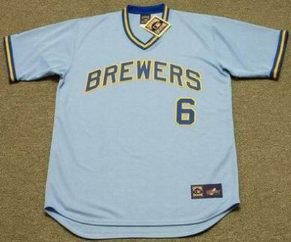 Milwaukee Brewers Sal Bando Cooperstown MLB jersey front view