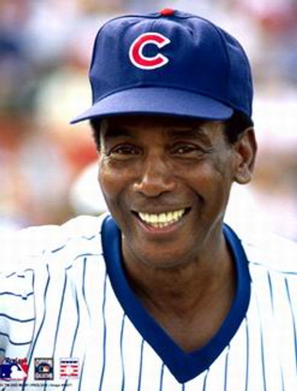 Chicago Cubs Ernie Banks MLB jersey front view