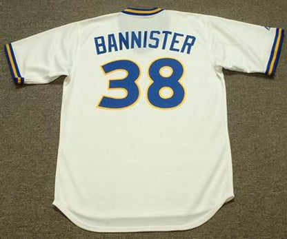 Seattle Mariners Floyd Bannister Cooperstown MLB jersey front view