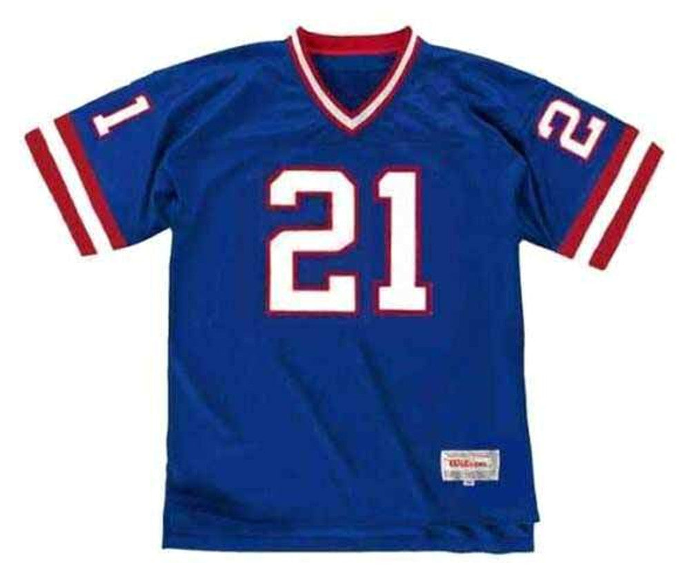 New York Giants Tiki Barber NFL jersey front view