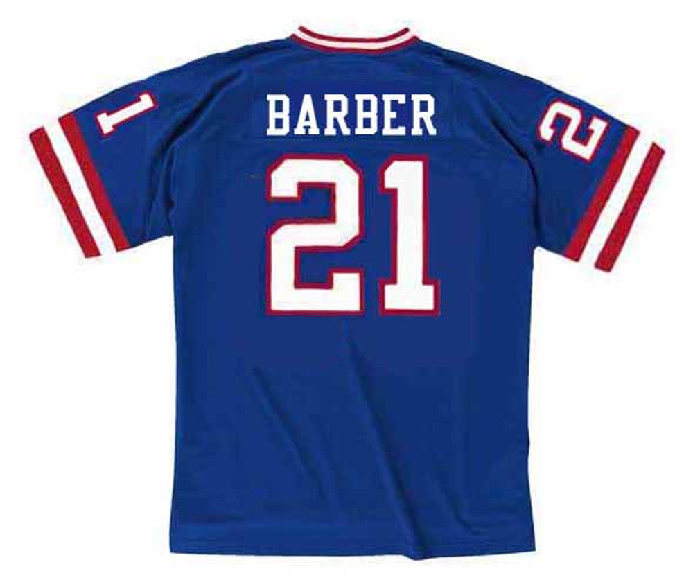 New York Giants Tiki Barber NFL jersey front view