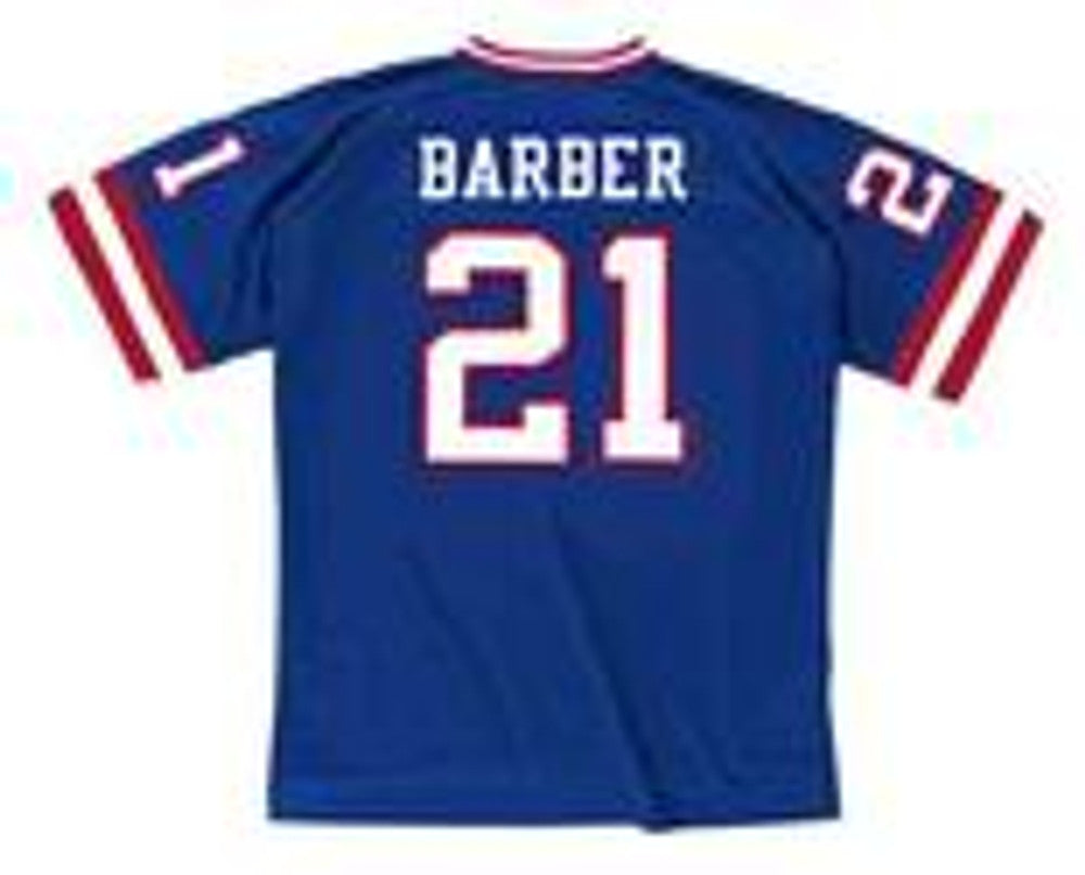 New York Giants Tiki Barber NFL jersey front view