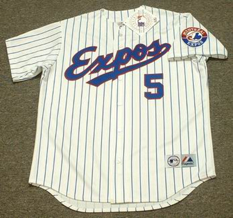 Montreal Expos Michael Barrett MLB jersey front view