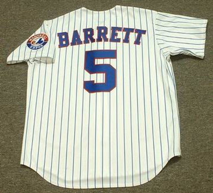 Montreal Expos Michael Barrett MLB jersey front view