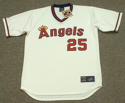 Don Baylor California Angels 1982 Cooperstown Throwback Baseball Jersey jersey front view