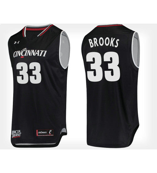 Cincinnati Bearcats 33 Nysier Brooks Blue Home College Basketball Jersey | Stitched Jersey RTJS 5098