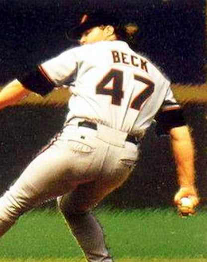 San Francisco Giants Rod Beck Cooperstown MLB jersey front view