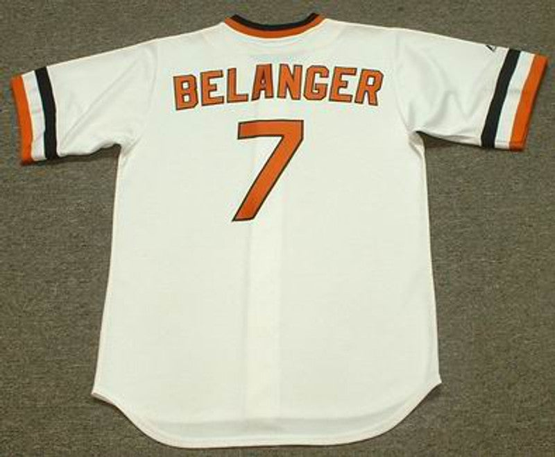 Baltimore Orioles Mark Belanger Cooperstown MLB jersey front view
