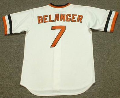 Baltimore Orioles Mark Belanger Cooperstown MLB jersey front view