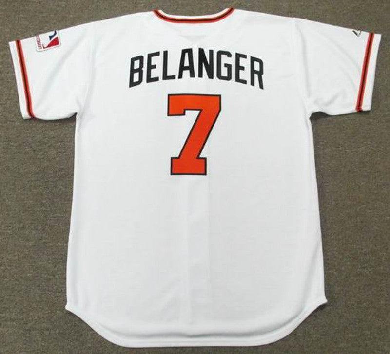 Baltimore Orioles Mark Belanger Cooperstown MLB jersey front view