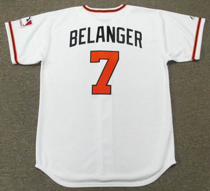 Baltimore Orioles Mark Belanger Cooperstown MLB jersey front view