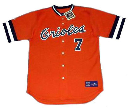 Baltimore Orioles Mark Belanger Cooperstown MLB jersey front view