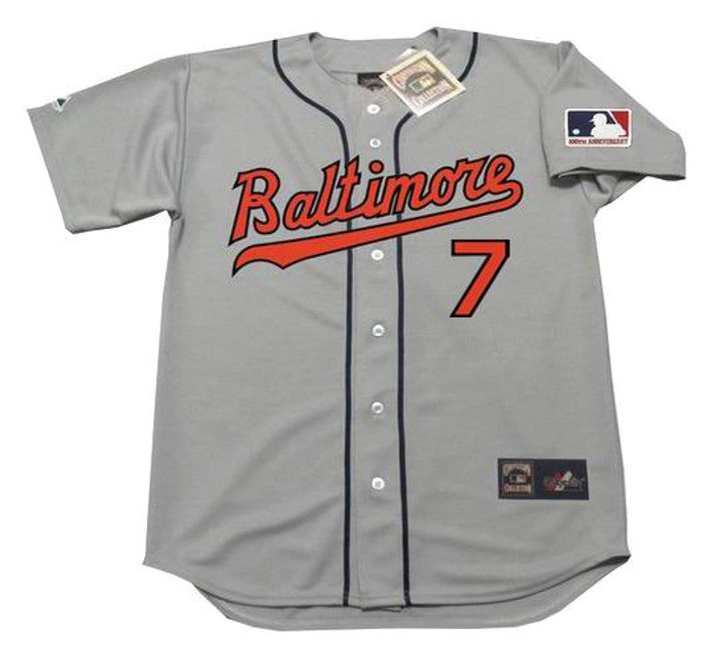 Baltimore Orioles Mark Belanger Cooperstown MLB jersey front view