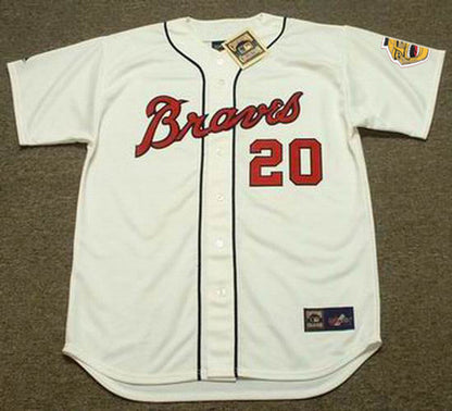 Gus Bell Milwaukee Braves 1960S Cooperstown Throwback Baseball Jersey jersey front view