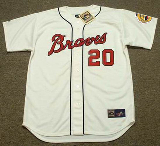 Gus Bell Milwaukee Braves 1960S Cooperstown Throwback Baseball Jersey jersey front view