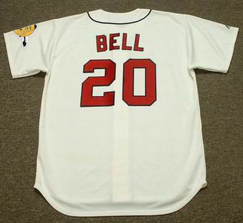 Gus Bell Milwaukee Braves 1960S Cooperstown Throwback Baseball Jersey jersey front view