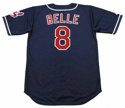 Cleveland Indians Albert Belle MLB jersey front view