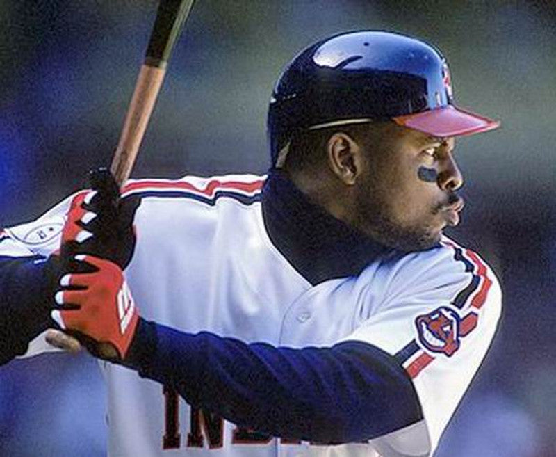 Cleveland Indians Albert Belle MLB jersey front view