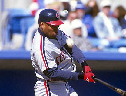 Cleveland Indians Albert Belle MLB jersey front view