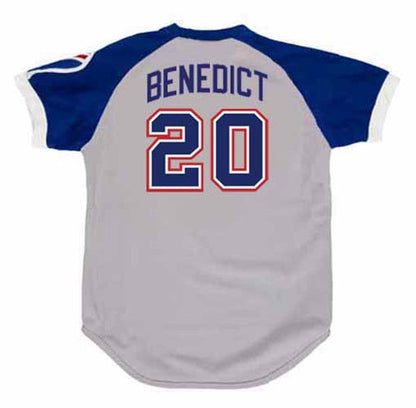 Atlanta Braves Bruce Benedict MLB jersey front view
