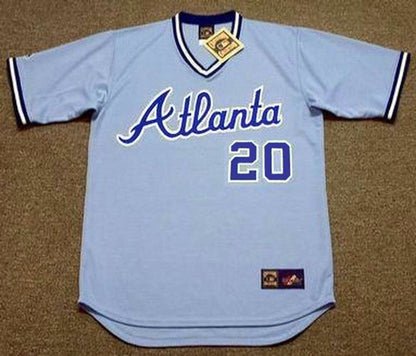 Atlanta Braves Bruce Benedict MLB jersey front view
