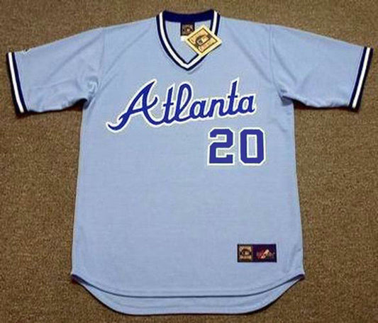 Atlanta Braves Bruce Benedict MLB jersey front view