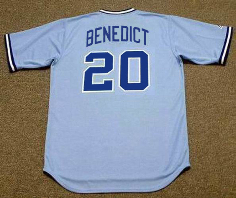 Atlanta Braves Bruce Benedict MLB jersey front view