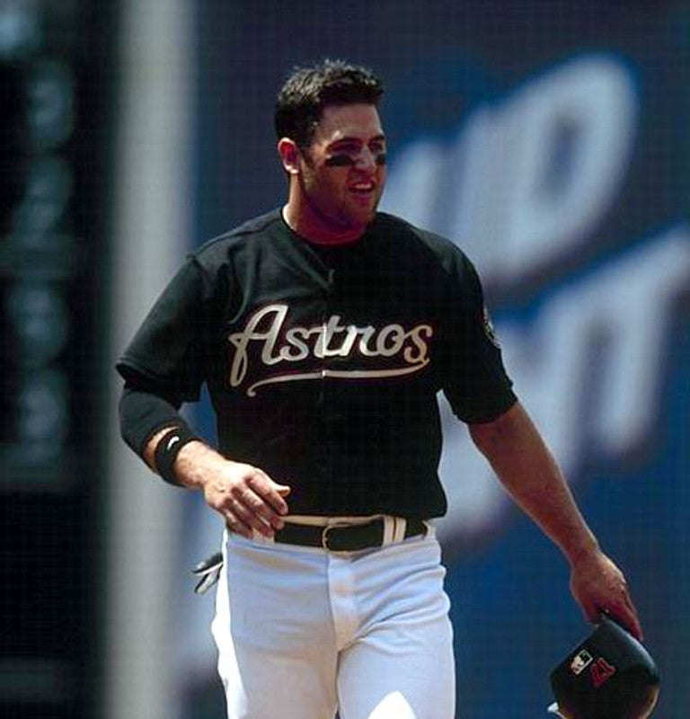 Houston Astros Lance Berkman MLB jersey front view