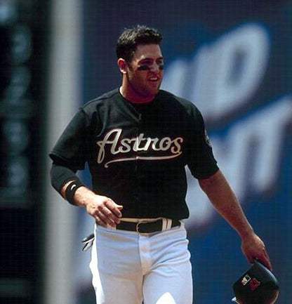 Houston Astros Lance Berkman MLB jersey front view