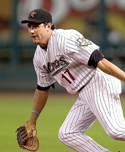 Houston Astros Lance Berkman MLB jersey front view