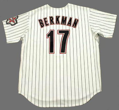 Houston Astros Lance Berkman MLB jersey front view
