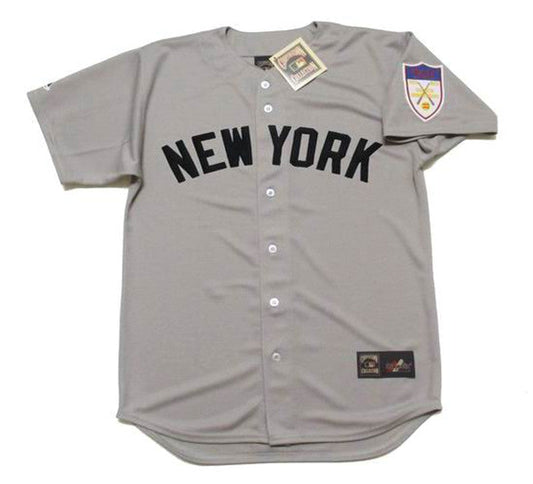 PR NYY 1951 Cooperstown Throwback Away Stitched Jersey, Vintage Baseball Jersey, Retro Sewn Jersey