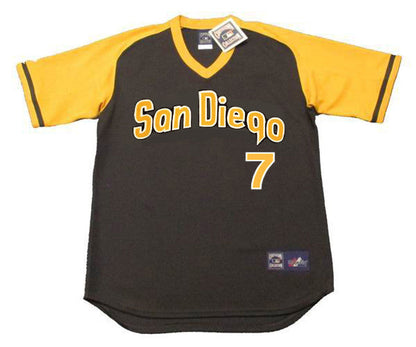 San Diego Padres Kurt Bevacqua MLB jersey front view
