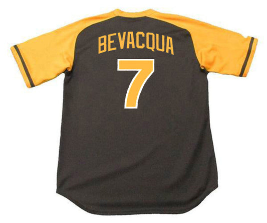 San Diego Padres Kurt Bevacqua MLB jersey front view