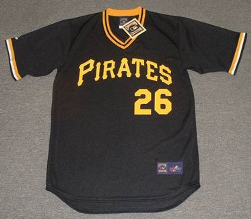 Pittsburgh Pirates Jim Bibby Cooperstown MLB jersey front view