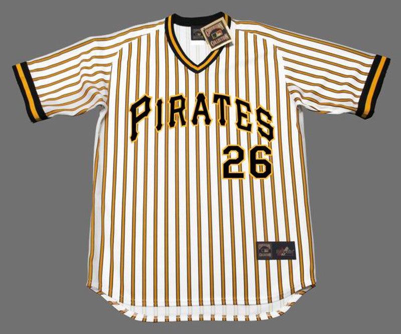 Pittsburgh Pirates Jim Bibby Cooperstown MLB jersey front view