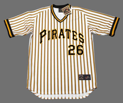 Pittsburgh Pirates Jim Bibby Cooperstown MLB jersey front view
