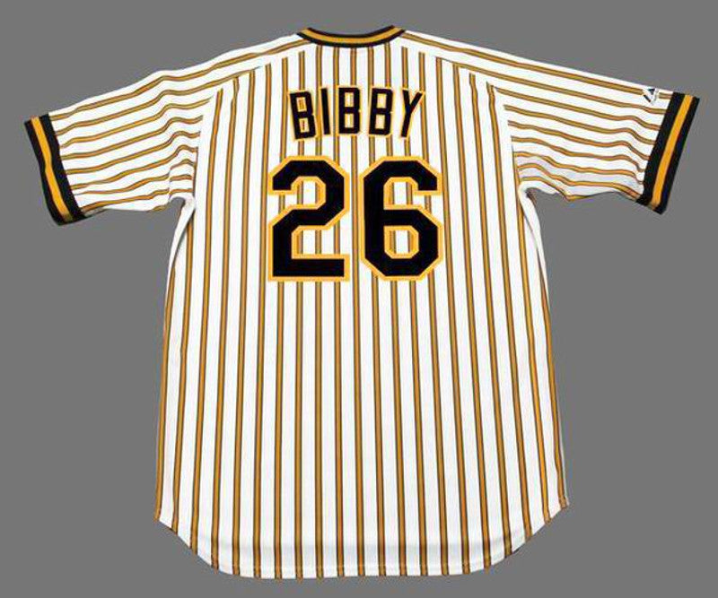 Pittsburgh Pirates Jim Bibby Cooperstown MLB jersey front view