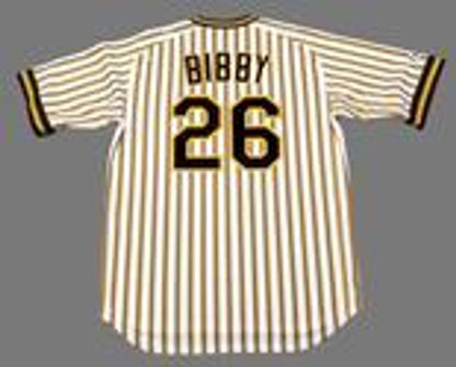 Pittsburgh Pirates Jim Bibby Cooperstown MLB jersey front view