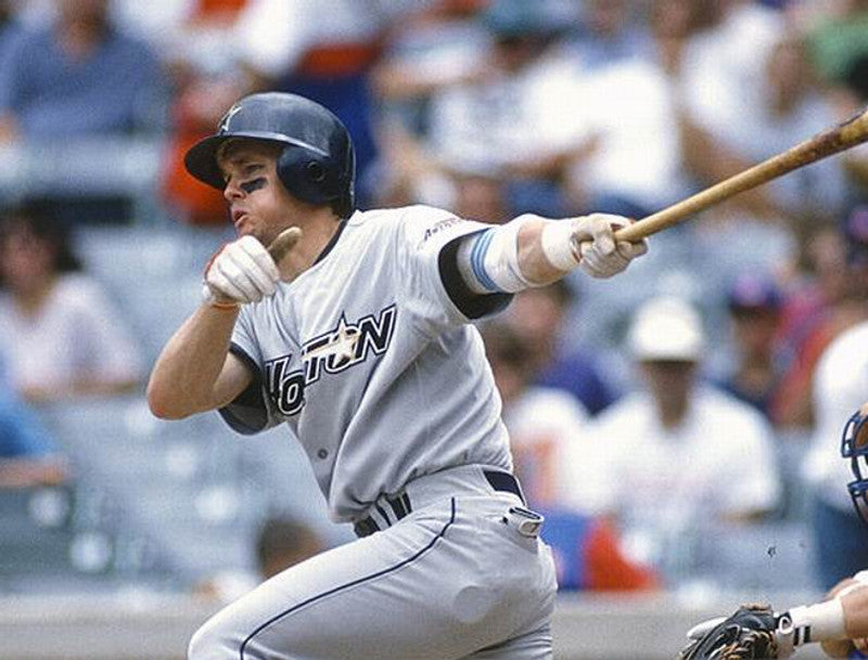 Houston Astros 1990s Name Number MLB jersey front view