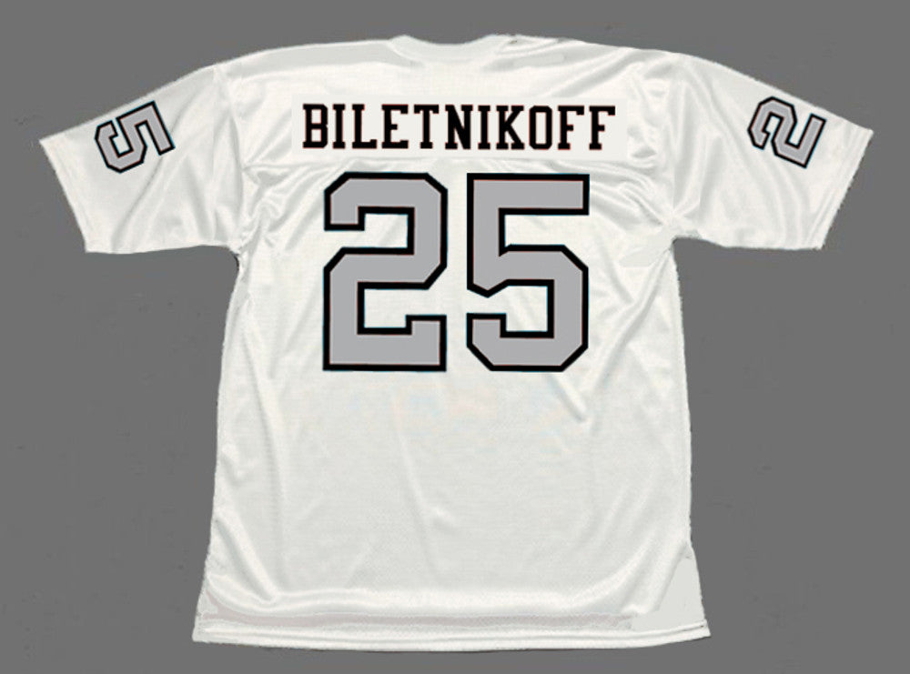 Oakland Raiders Fred Biletnikoff NFL jersey front view
