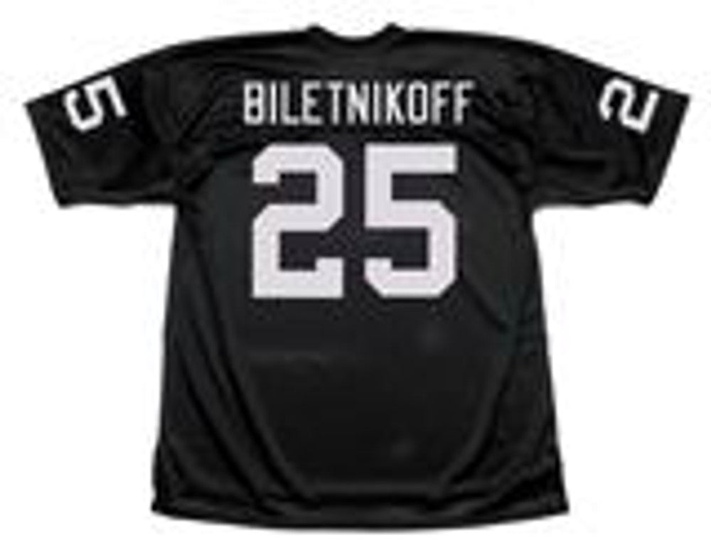 Oakland Raiders Fred Biletnikoff NFL jersey front view