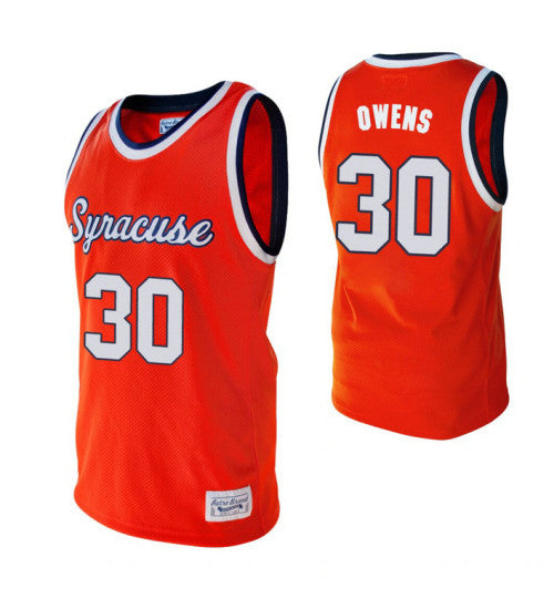 Syracuse Orange 30 Billy Owens Alumni College Basketball Jersey Orange | Stitched Jersey RTJS 7059