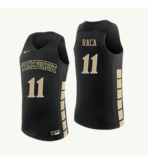 Wake Forest Demon Deacons 11 Ivana Raca College Basketball Jersey Black | Stitched Jersey RTJS 6161