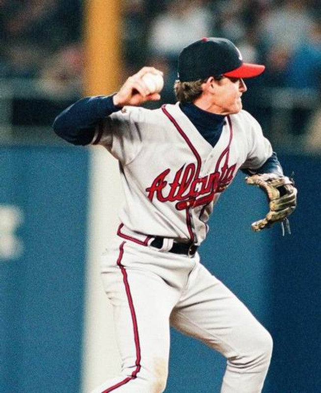 Atlanta Braves Jeff Blauser MLB jersey front view
