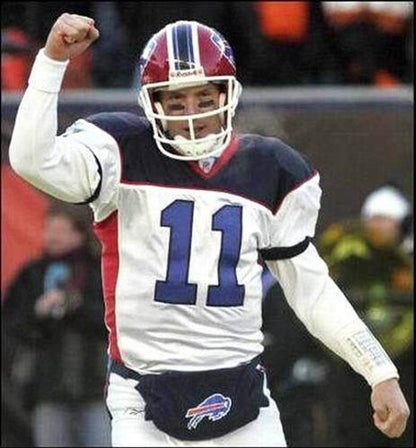 Buffalo Bills Drew Bledsoe Reebok NFL jersey front view