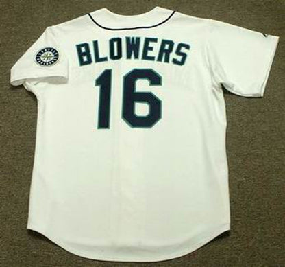 Seattle Mariners Mike Blowers MLB jersey front view