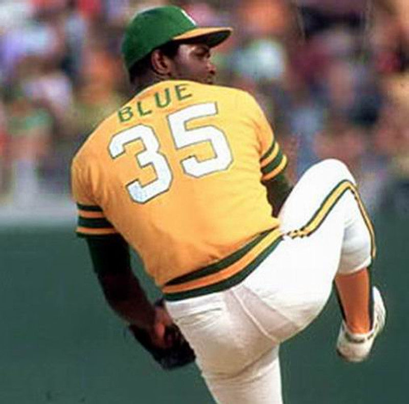 Oakland Athletics Cooperstown Name Number MLB jersey front view