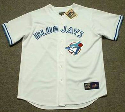 Toronto Blue Jays Pat Borders Cooperstown MLB jersey front view